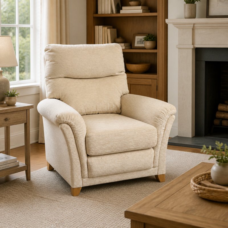 2 x Chester Chairs Fabric: Boucle Cream