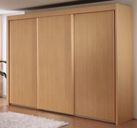 300cm Sliding Wardorbe 223cm High Plain Door