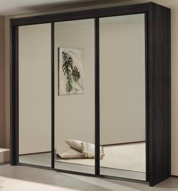 280cm Sliding Wardorbe 223cm High Mirror Doors