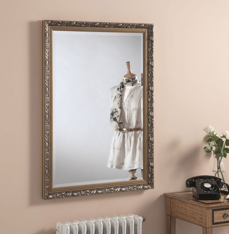 Dahlia Gold 49” X 16” Bevel (124cm X 41cm) Mirror