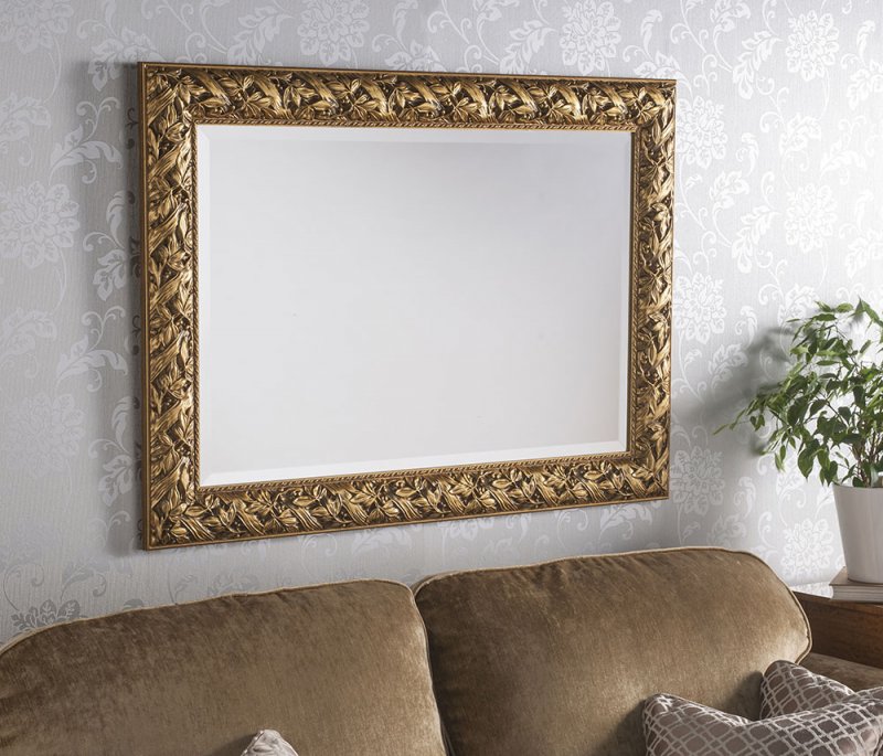 Sherwood Gold 68” X 32” Bevel (173cm X 81cm) Mirror