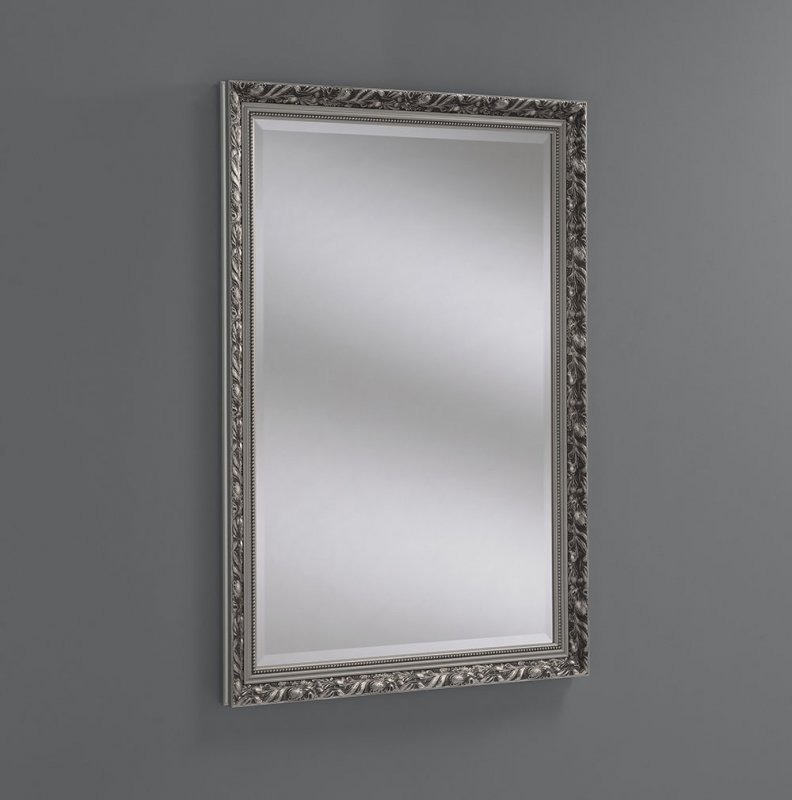 Dahlia Silver 34” X 24” Bevel (86cm X 61cm) Mirror