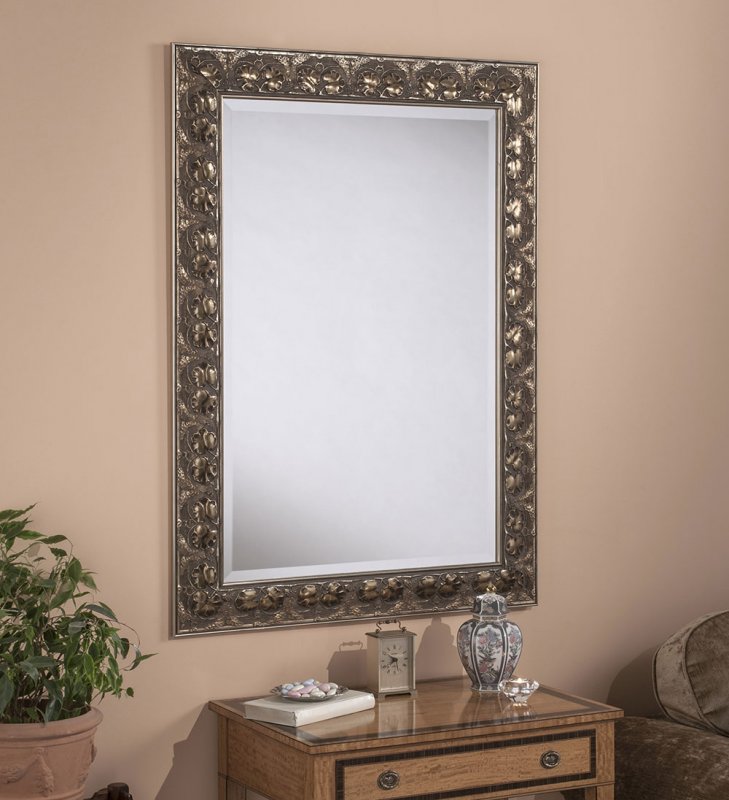 Lily Silver 48” X 38” Bevel (122cm X 97cm) Mirror