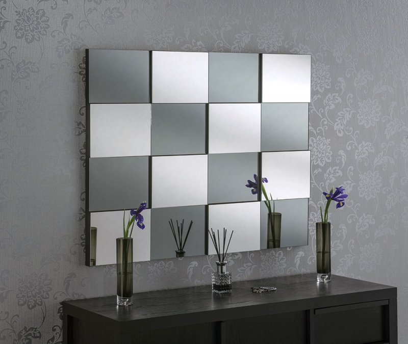 Brit 4 Grey 40” X 32” Bevel (102cm X 81cm) Mirror