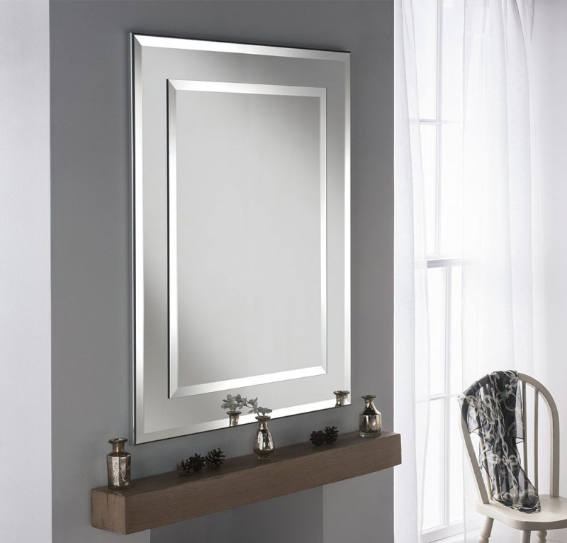 Gng Silver 40” X 30” Bevel (102cm X 76cm) Mirror