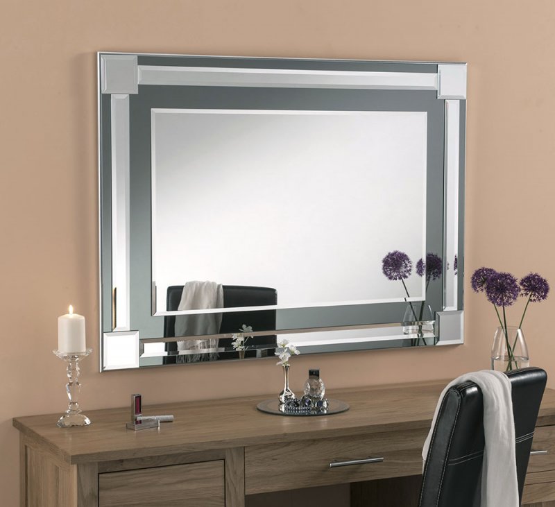 E500 Grey 46” X 33” Bevel (117cm X 84cm) Mirror