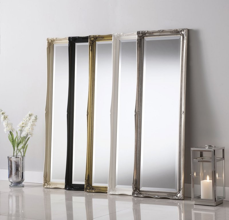 Sf2 Black 49” X 16” Bevel (124cm X 41cm) Mirror