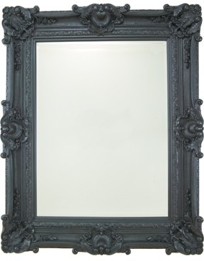 Buckingham Grand Black 88” X 56” Bevel (224cm X 142cm) Mirror