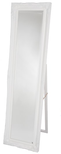 Sf3 White Cheval 168cm H X 46cm W X 46cm D Bevel Mirror