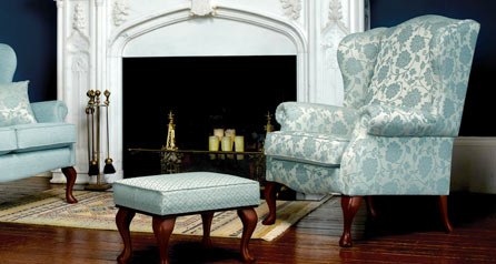 Kensington Chair - Dark Beech Legs Elegance Fabric