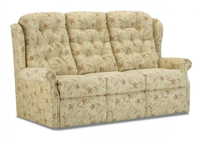 Woburn Manual Reclining 3 Seat Settee Fabric