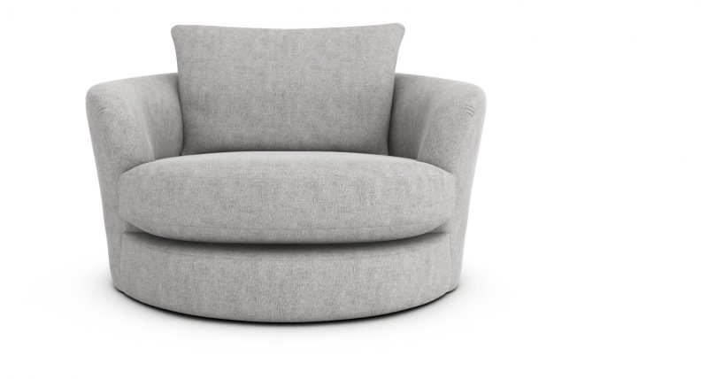 Swivel Cuddler Chair Grade B Fabric