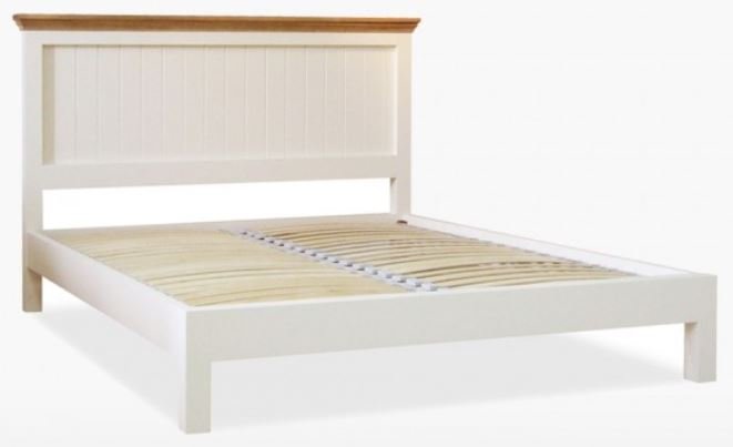 Coelo Oak Top Bedroom King Size Panel Bed LFE