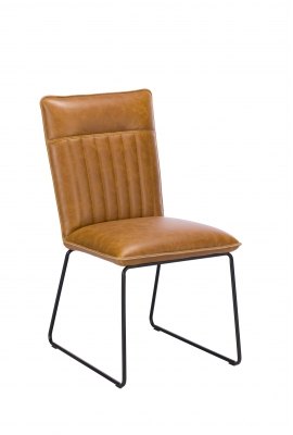 Vintage Dining Chair Tan