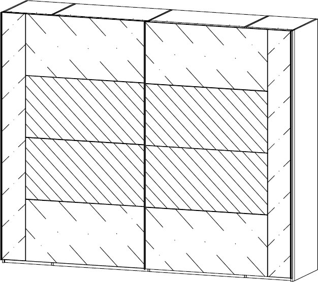 Type 4 - 271cm 2 Door Slider