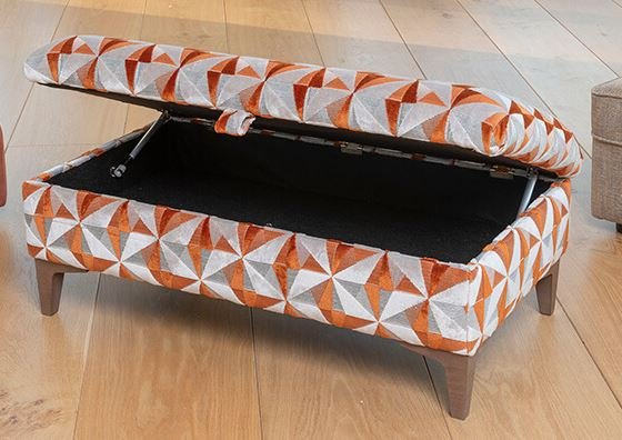 Abbotsford Collection Legged Ottoman B