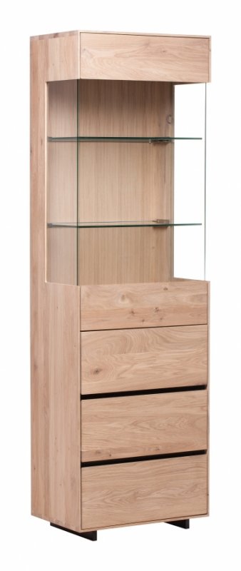Brommo Cabinet Collection 1+1 Vitrine /Handle Anthracite