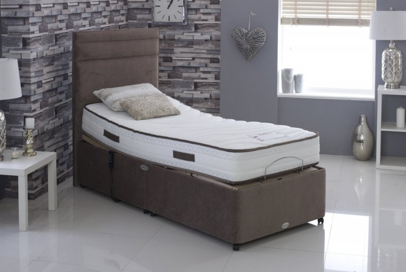 Contourflex Adjustable Bed Collection 90cm Wide x 200cm Long - Non Storage Base