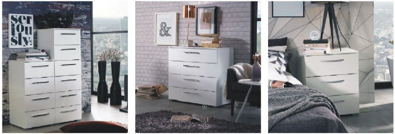 Chest of shop drawers 80cm high