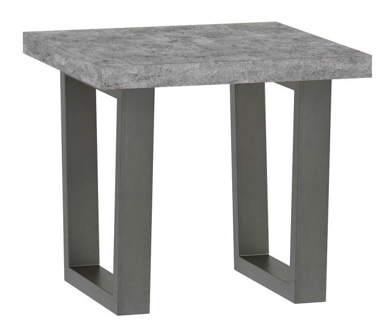 Studio Collection Lamp Table - STONE EFFECT