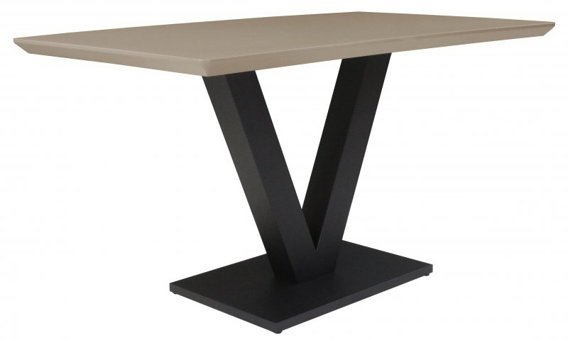 Gratton Collection Dining Table Cappuccino Gloss 