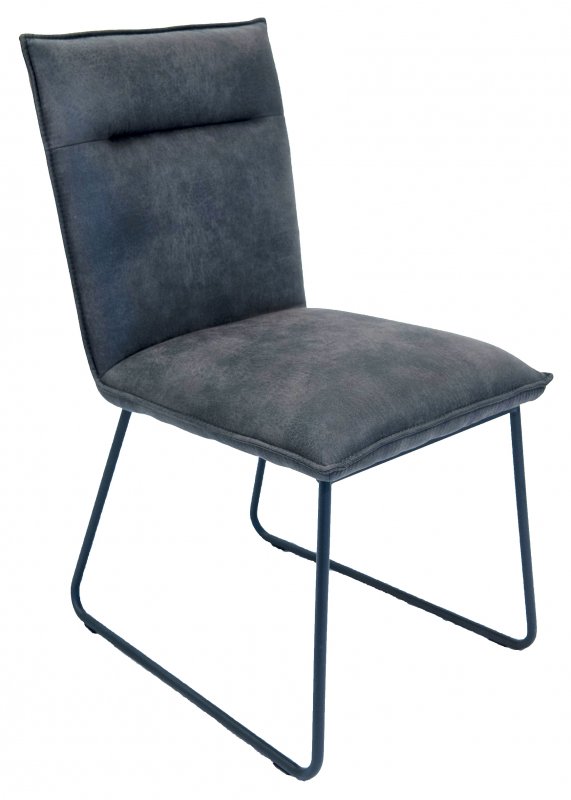 Gratton Collection Dining Chair - Grey Suede