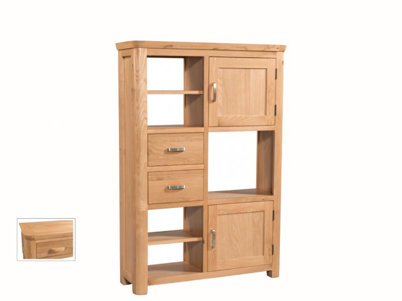Suffolk Oak Dining Collection High Display Unit