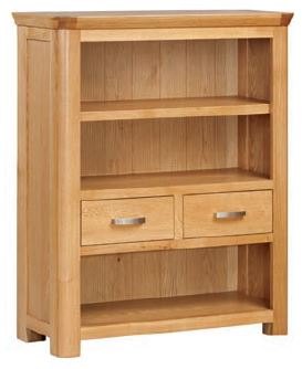 Suffolk Oak Dining Collection Low Bookcase