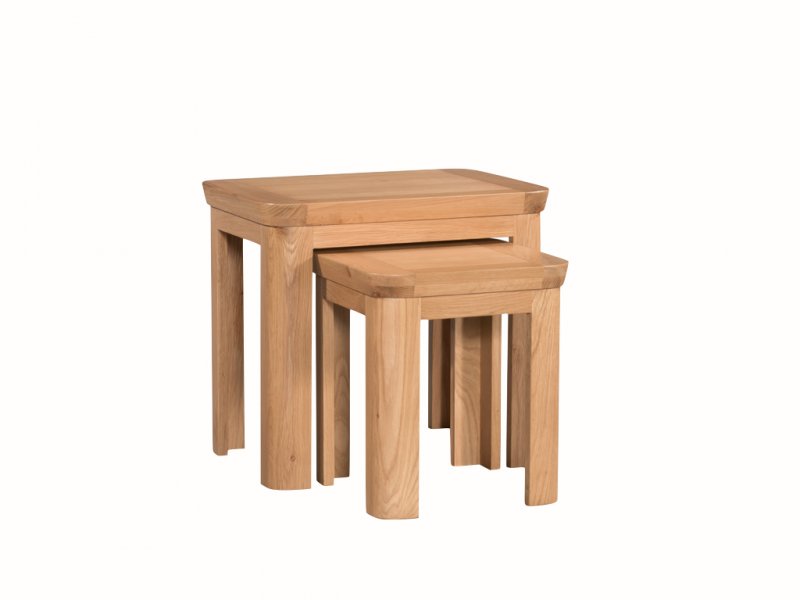 Suffolk Oak Dining Collection Nest of 2 Tables