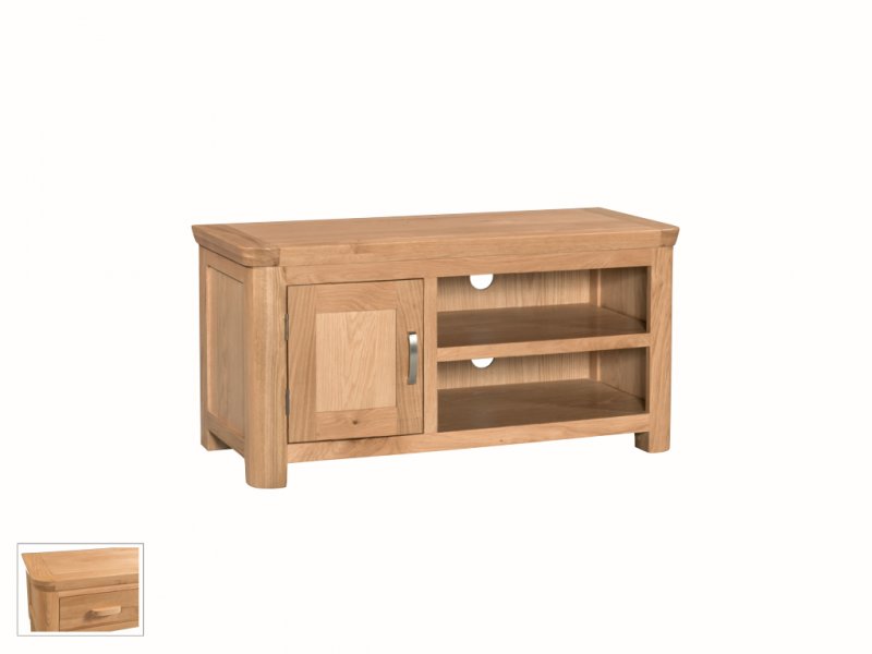 Suffolk Oak Dining Collection Standard Straight TV Unit