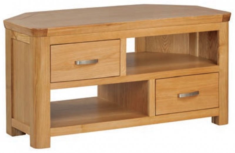 Suffolk Oak Dining Collection Corner TV Unit