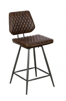 Remus Chair Collection Barstool - Counter Chair (Dark Brown))