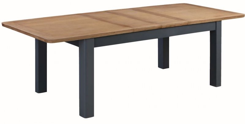 Sussex Midnight Collection 180cm (6FT) Double Extending Dining Table