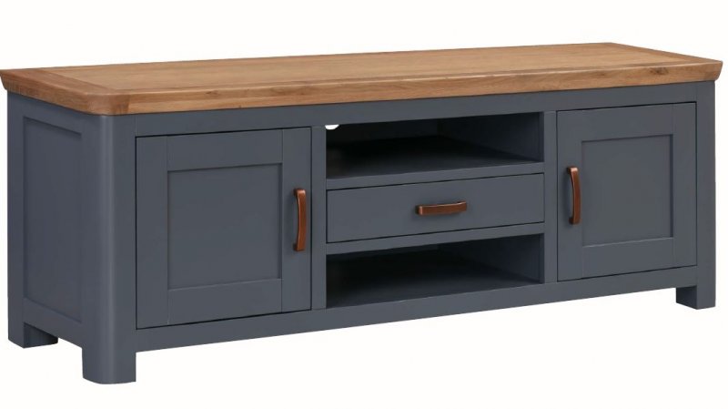 Sussex Midnight Collection Wide Straight TV Unit