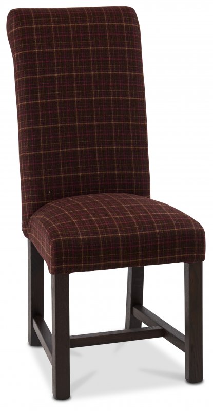 Country Collection Roll Back Oiled leg Dining Chair - Finesse