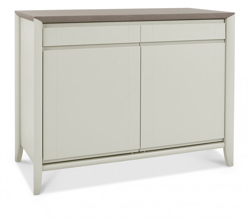 Revox Home Office Collection Narrow Sideboard Grey Washed Oak & Soft Grey