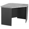 Studio Corner Desk - STONE EFFECT