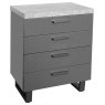 Studio 4 Drawer Chest - STONE EFFECT