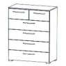 Java Chest Collection 4+2 Drawer Chest 100cm High 80cm Wide Carcase Colour Front