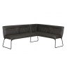 Greatford Corner Bench Left Grey