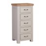 Chedworth Painted Bedroom Collection Tall Chest with 5 Drawers