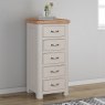 Chedsworth Painted Bedroom Collection Tall Chest with 5 Drawers