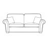 Dereham Sofa Collection 3 Seater Sofa Bed - Pocket Sprung Cover - A