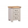 Chedsworth Painted Bedroom Collection Bedside Cabinet with 3 Drawers