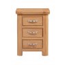 Chedworth Oak Bedroom Collection Bedside Cabinet with 3 Drawers