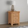 Chedworth Oak Bedroom Collection Bedside Cabinet with 3 Drawers