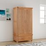 Chedworth Oak Bedroom Collection Double Robe with 2 Drawers