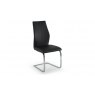 Salix Dining Collection Dining Chair - Chrome Leg Black