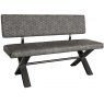 Studio Collection Upholstered Bench With Back 140