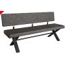 Studio Collection Upholstered Bench With Back 180